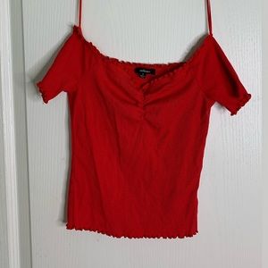 Red Crop Top